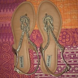 Not Rated rhinestone/ embellished sandals
